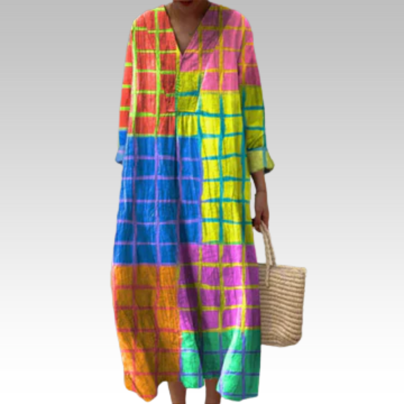 Nele | Elegantes Geometrisches Kleid