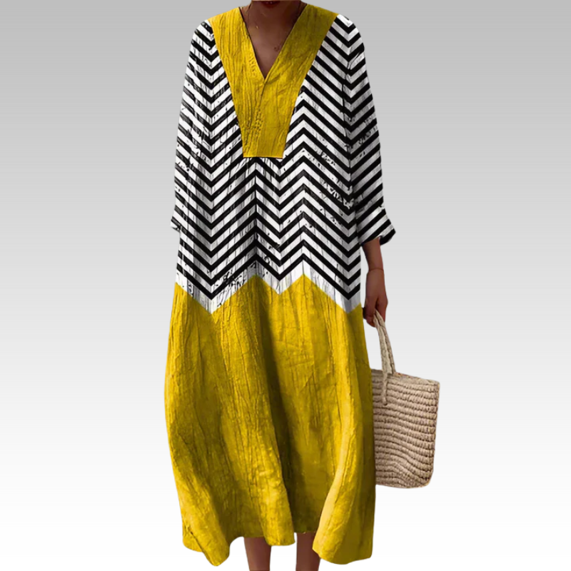 Hanna | Elegantes Geometrisches Kleid
