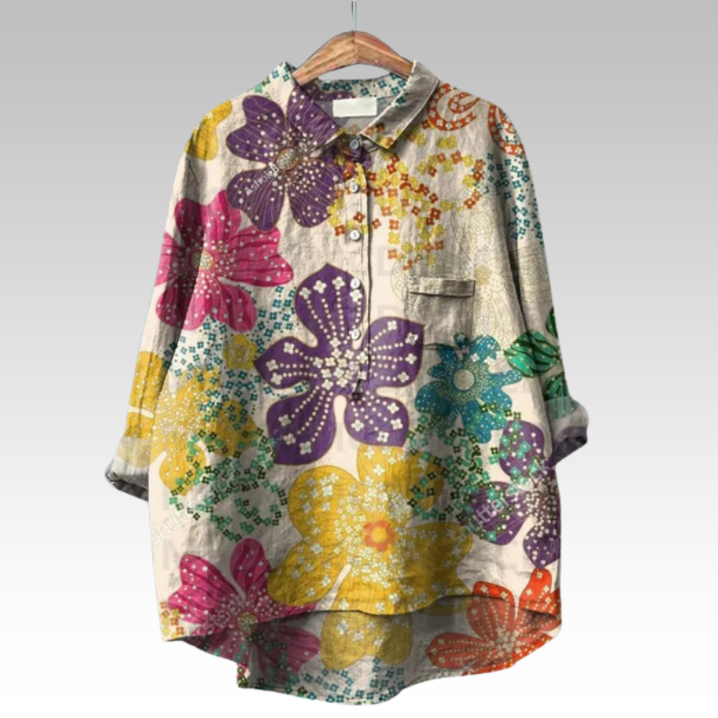 Cosima | Klassieke Bloemenblouses