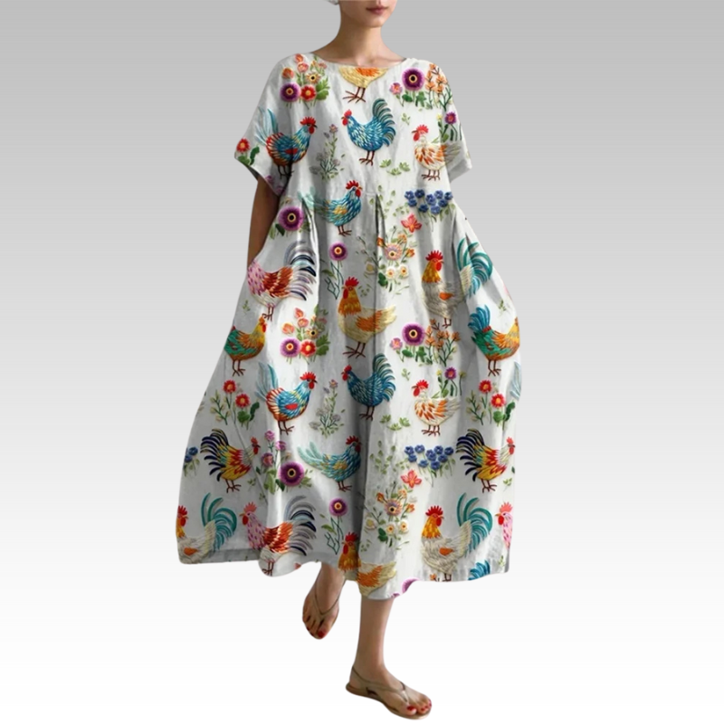 Lore | Sommerkleid mit Muster