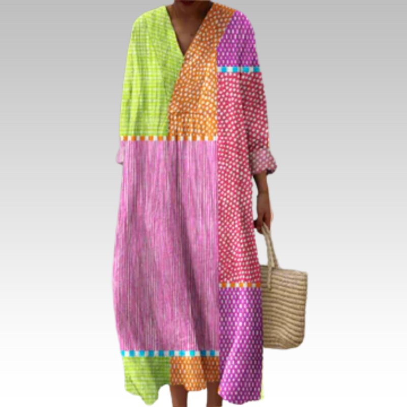 Maike | Elegantes Geometrisches Kleid