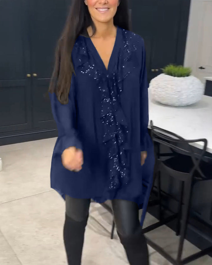 Gundula | Stilvolle Bluse mit Rüschen