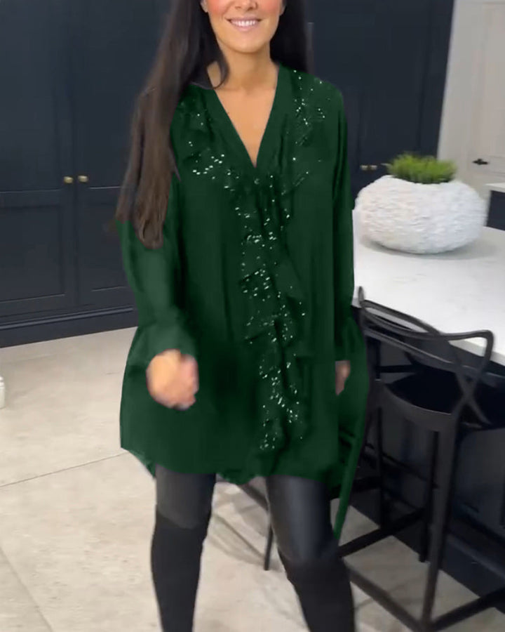 Gundula | Stilvolle Bluse mit Rüschen