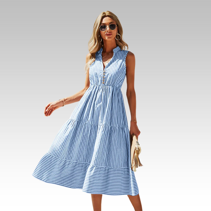 Clarissa | Elegantes, fließendes Kleid für den Alltag