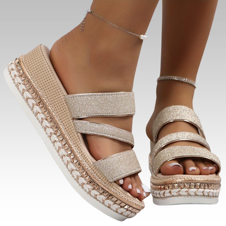 Annelie | Bequeme Wedge-Sandalen aus Premium-Material