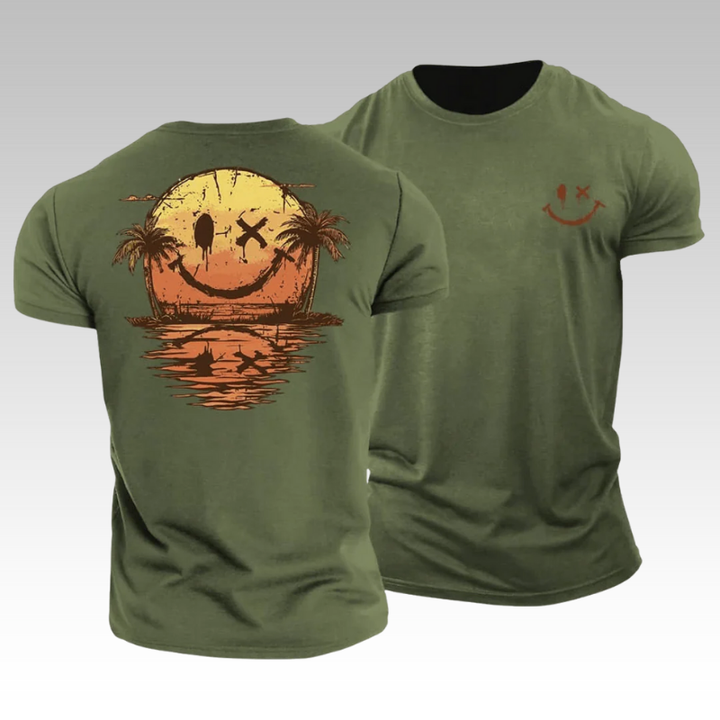 David | Sommer Smiley Meer T-Shirt
