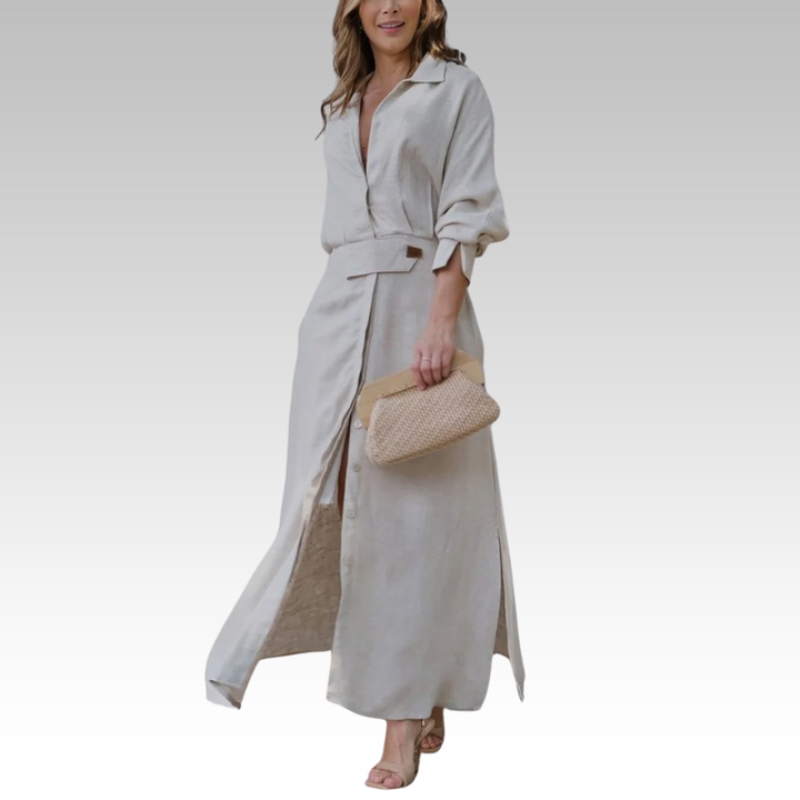 Lydia | Maxikleid mit V-Ausschnitt