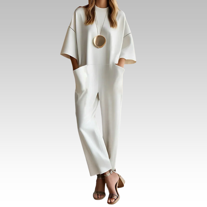 Natascha | Eleganter Kurzarm-Overall