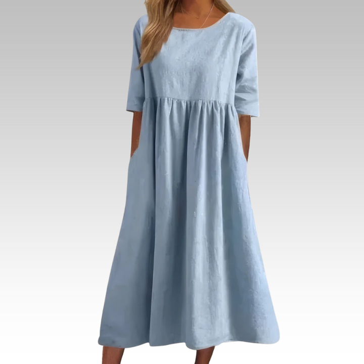 Claudine | Langes frisches Sommerkleid