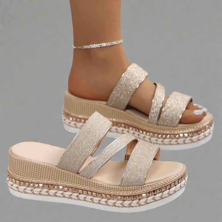 Annelie | Bequeme Wedge-Sandalen aus Premium-Material