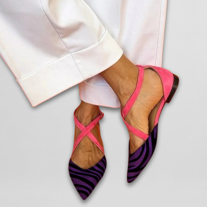 Giselle | Ballerinas mit Riemchen