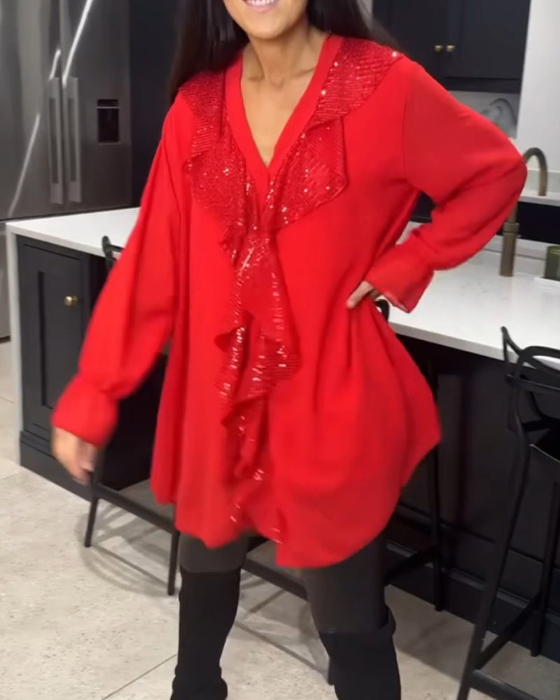 Gundula | Stilvolle Bluse mit Rüschen