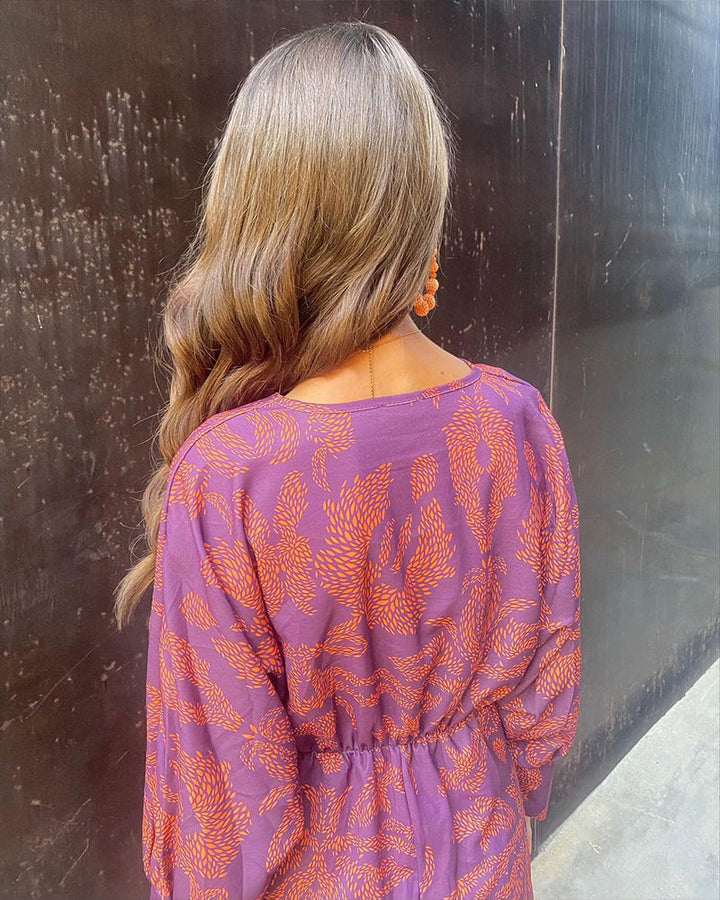 Renée | Elegantes Kleid mit Vintage-Druck