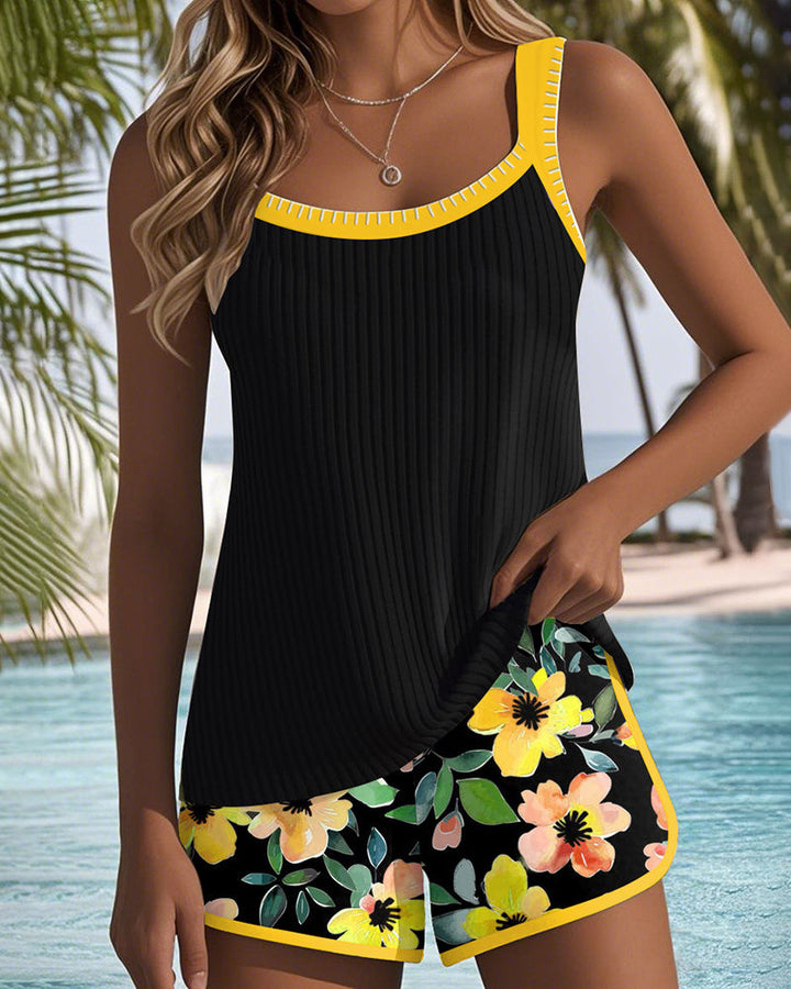 Luzie | Zweiteiliges Elegantes Tankini-Set