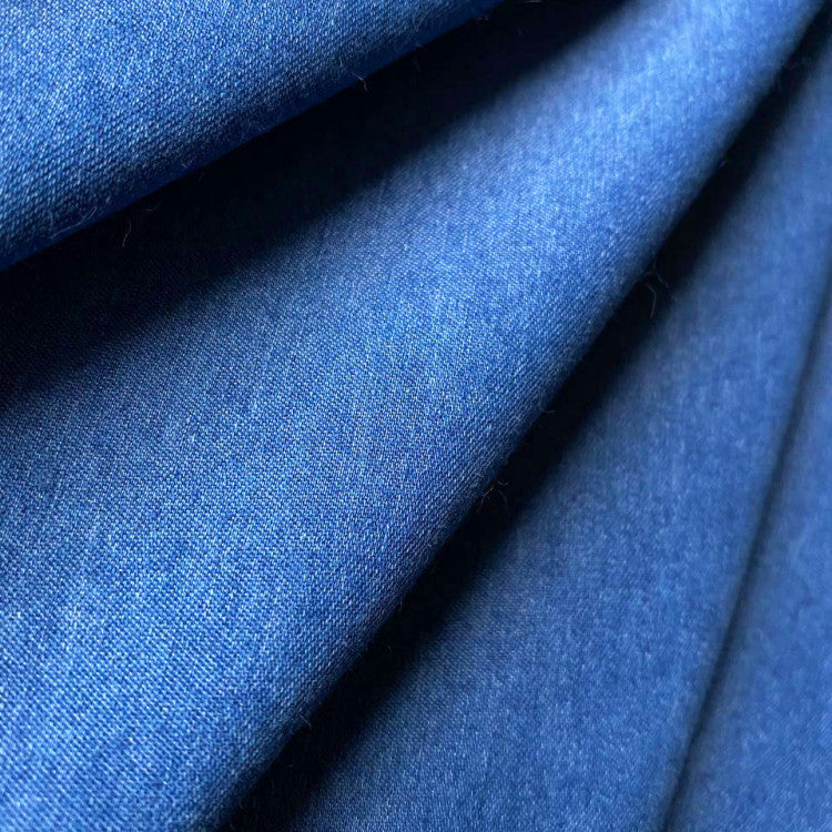Ottilia | Sommer V-Ausschnitt Halb Denim Kleid