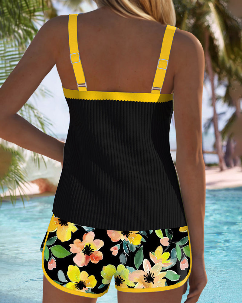 Luzie | Zweiteiliges Elegantes Tankini-Set
