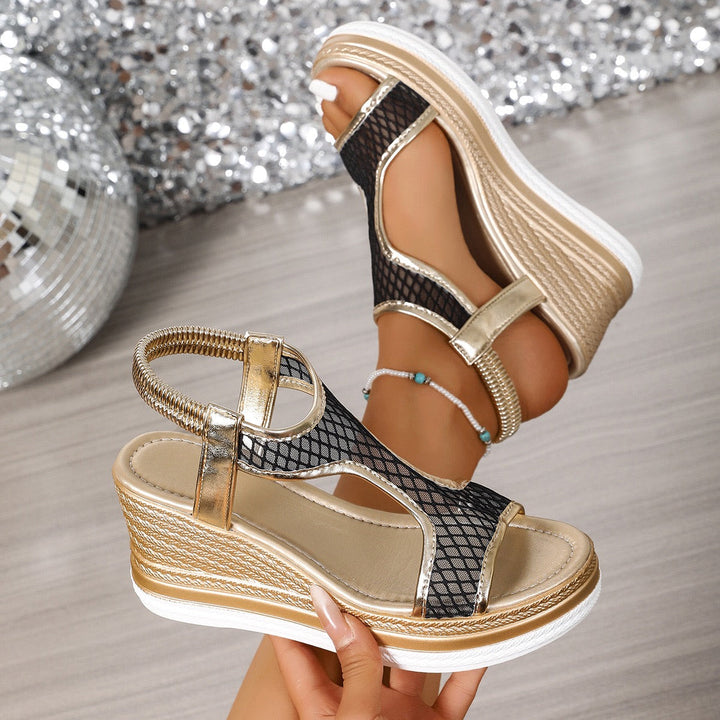 Annelina | Elegante orthopädische Slippers für Damen mit Keilabsatz