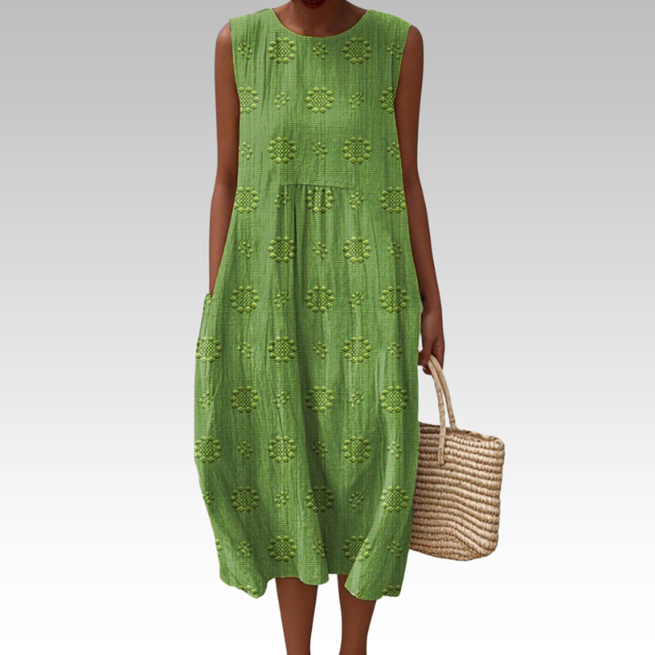 Irmgard | Elegantes und bequemes Baumwollkleid