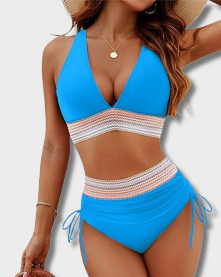 Swanhild | Bikini-Set mit Bauchkontrolle und hoher Taille