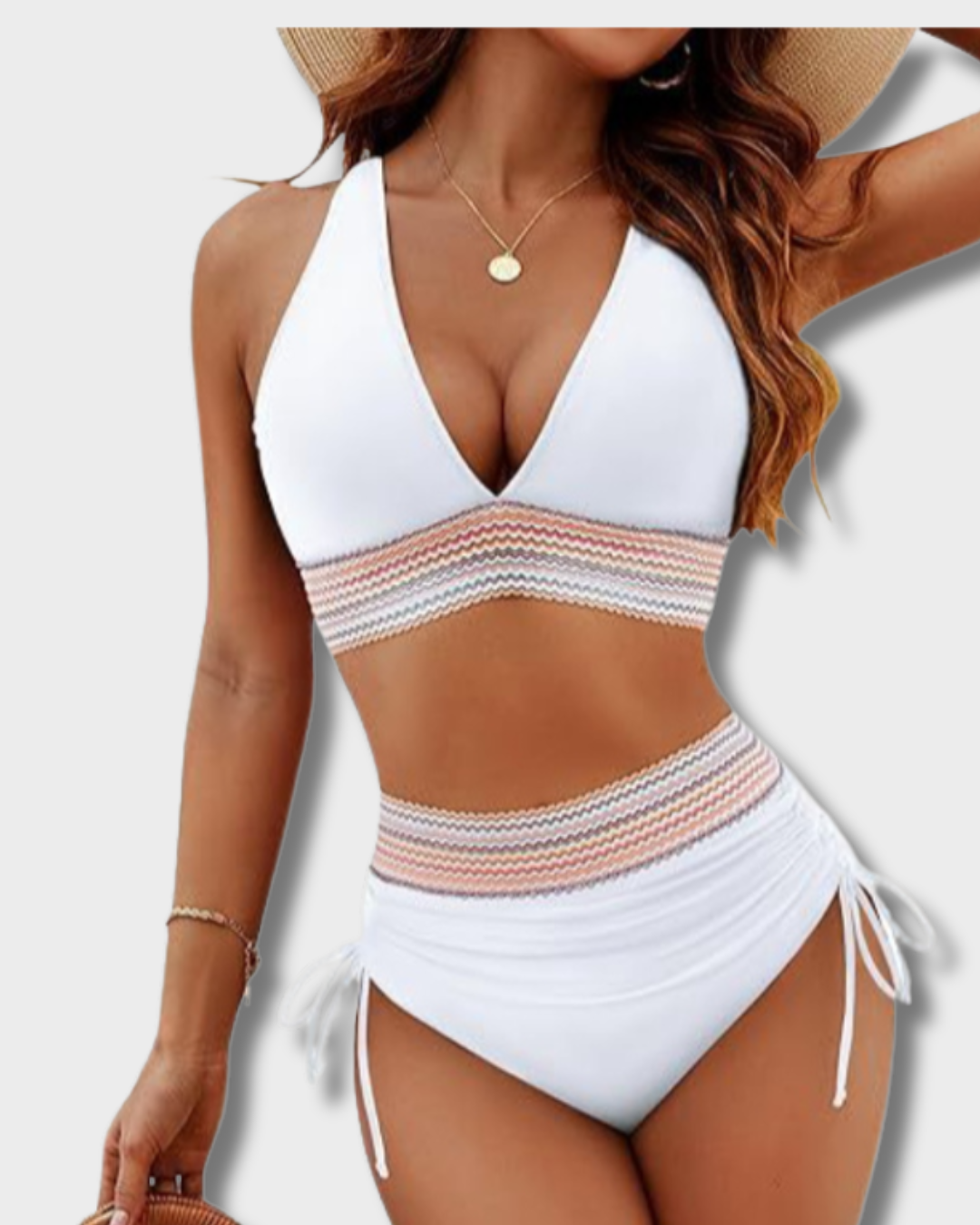 Swanhild | Bikini-Set mit Bauchkontrolle und hoher Taille