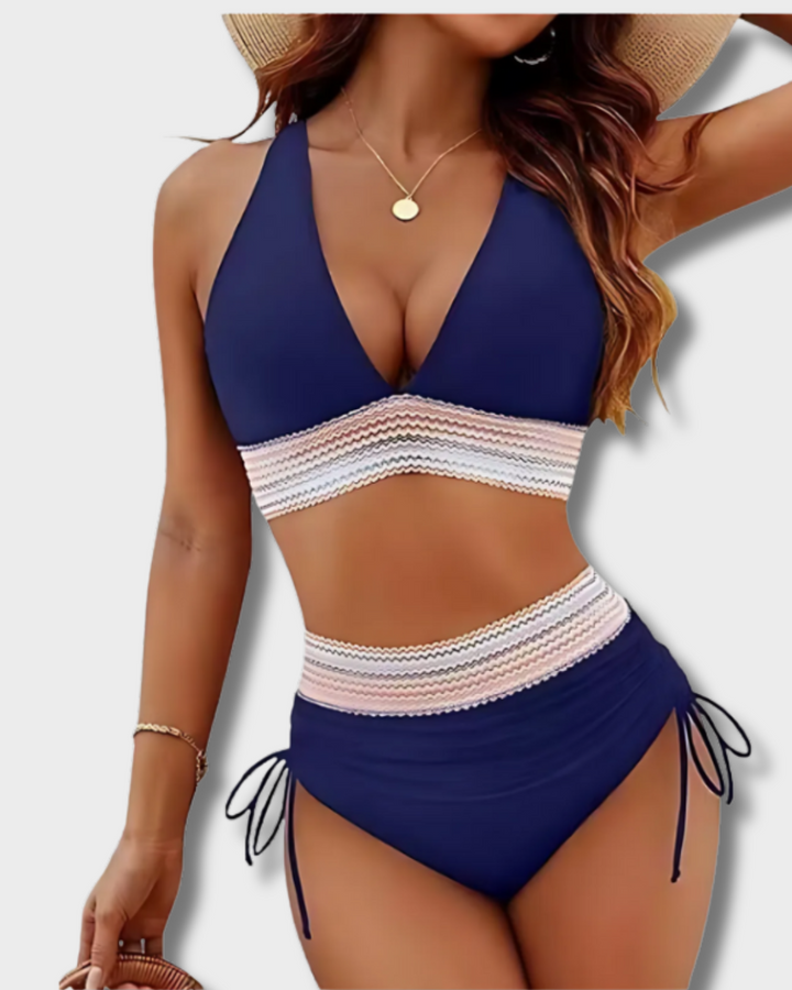 Swanhild | Bikini-Set mit Bauchkontrolle und hoher Taille