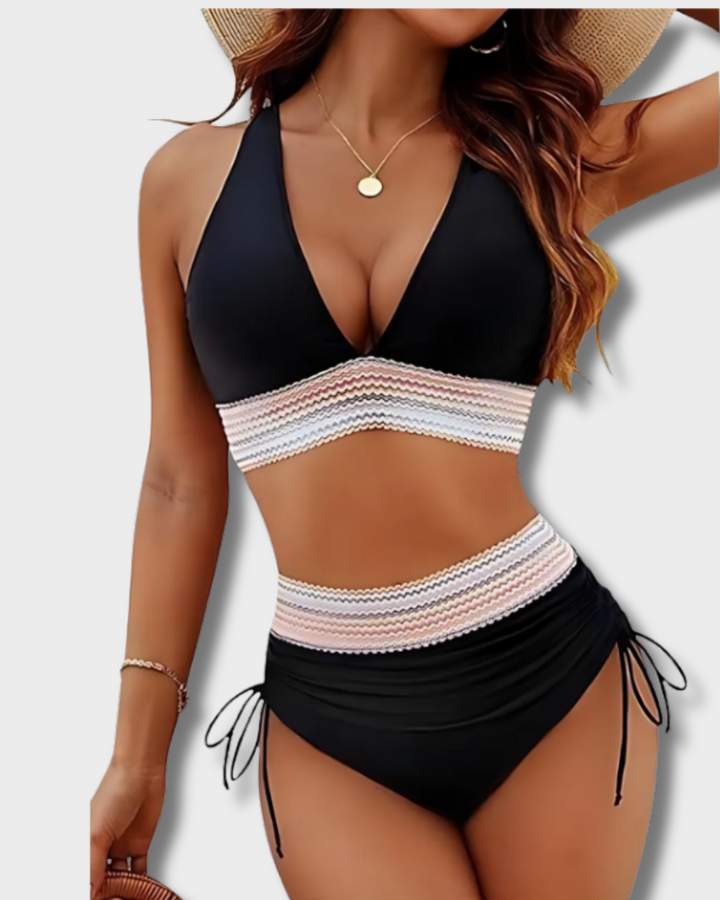 Swanhild | Bikini-Set mit Bauchkontrolle und hoher Taille