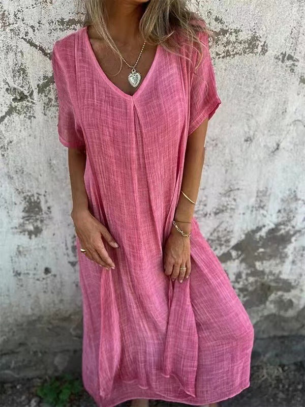 Désirée | Bequemes Kleid mit V-Ausschnitt