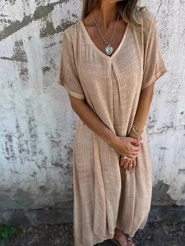 Désirée | Bequemes Kleid mit V-Ausschnitt