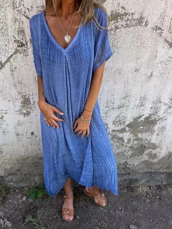 Désirée | Bequemes Kleid mit V-Ausschnitt