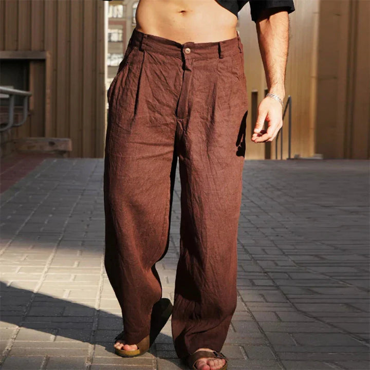 Kevin | Elegante Hose mit weitem Bein