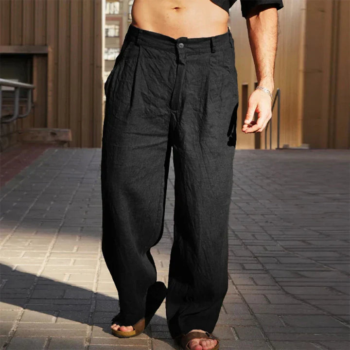 Kevin | Elegante Hose mit weitem Bein