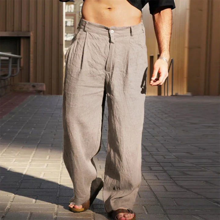 Kevin | Elegante Hose mit weitem Bein