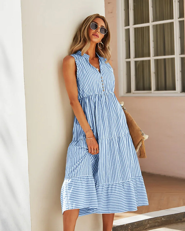 Clarissa | Elegantes, fließendes Kleid für den Alltag
