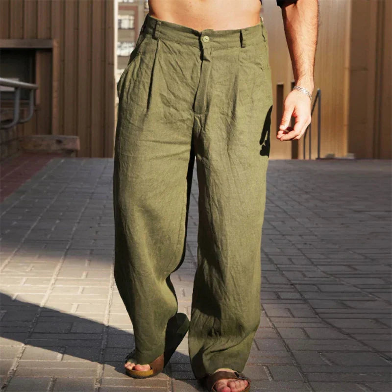 Kevin | Elegante Hose mit weitem Bein