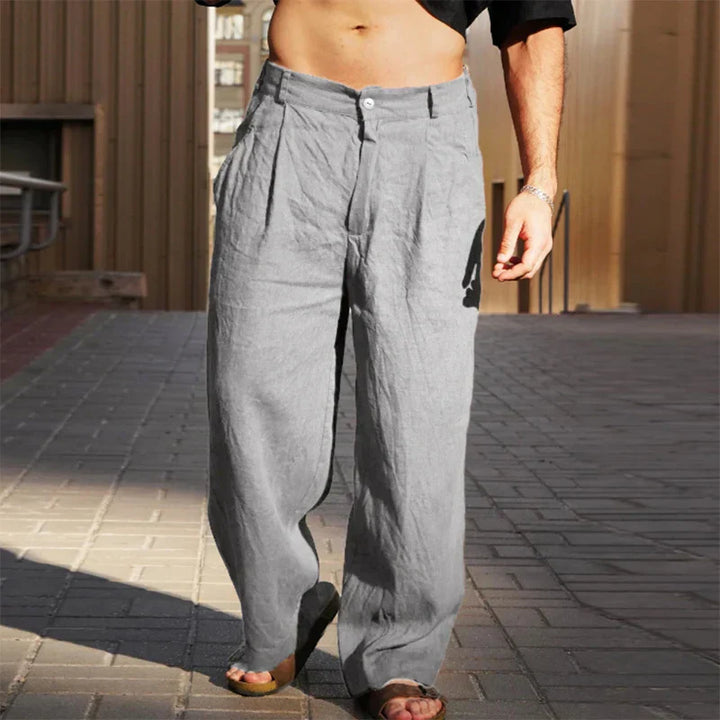 Kevin | Elegante Hose mit weitem Bein