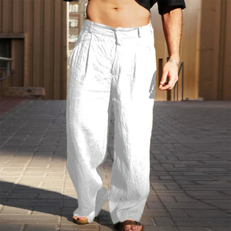 Kevin | Elegante Hose mit weitem Bein