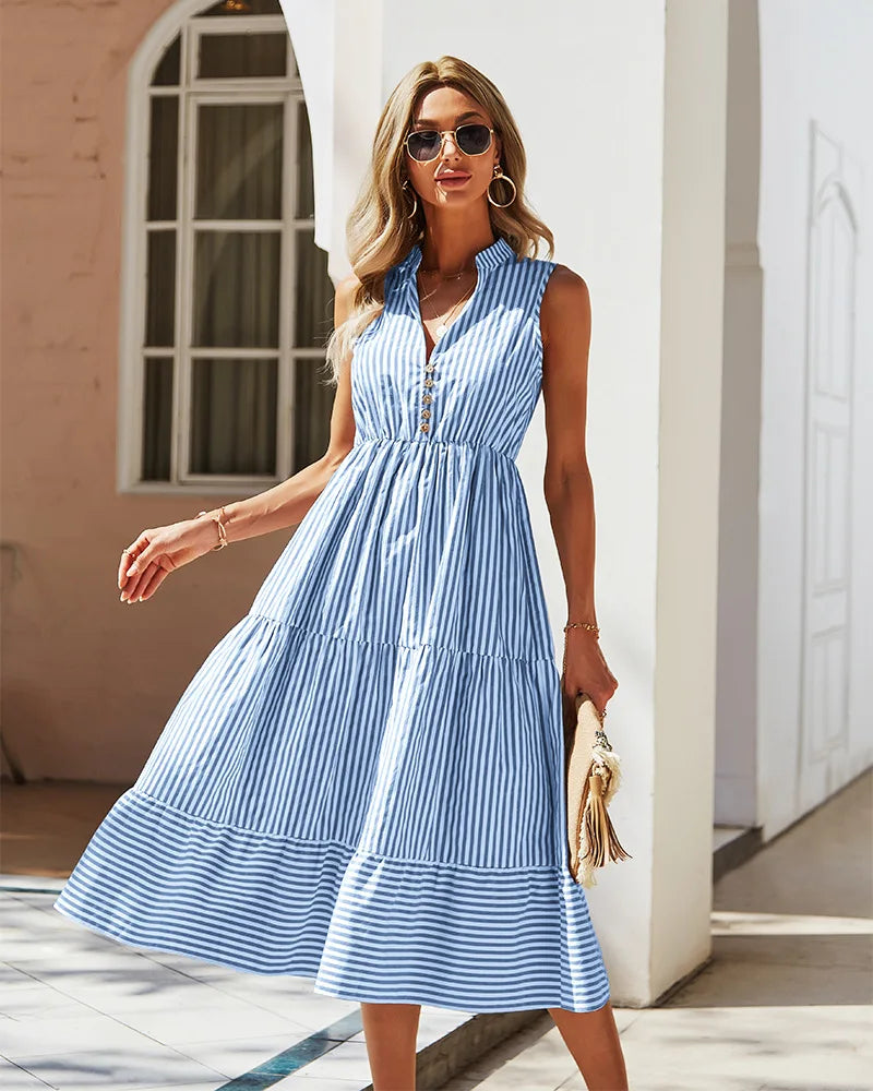 Clarissa | Elegantes, fließendes Kleid für den Alltag