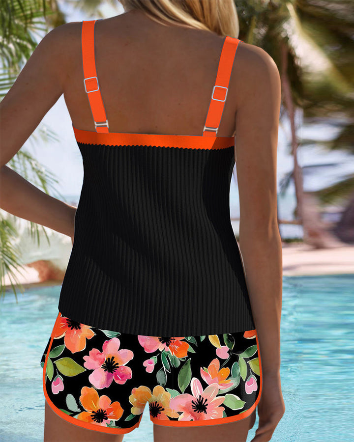 Luzie | Zweiteiliges Elegantes Tankini-Set