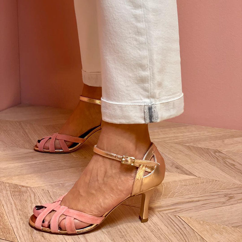 Eline | High Heels Sandalen mit offenem Zehenbereich