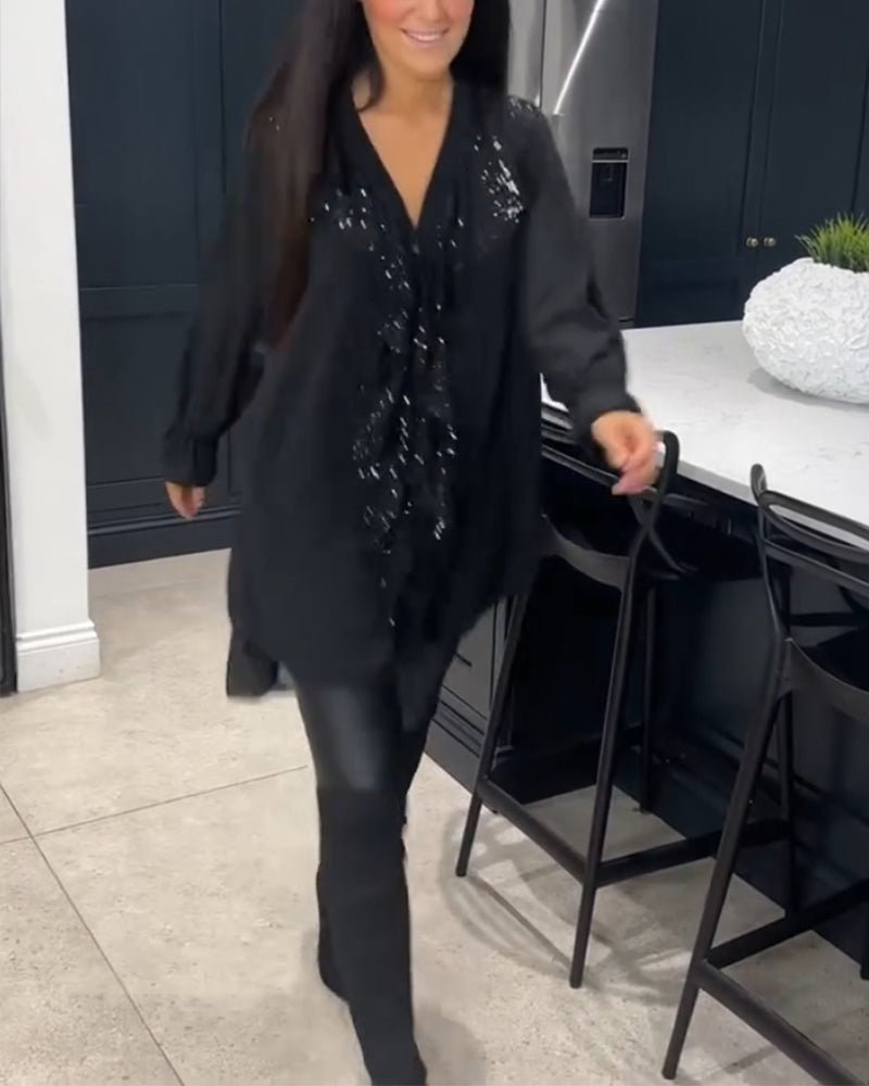 Gundula | Stilvolle Bluse mit Rüschen