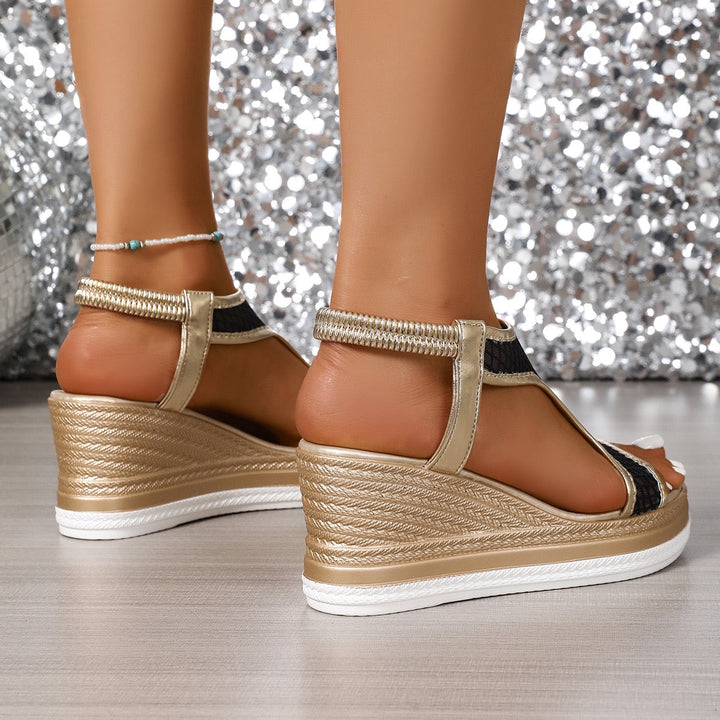 Annelina | Elegante orthopädische Slippers für Damen mit Keilabsatz