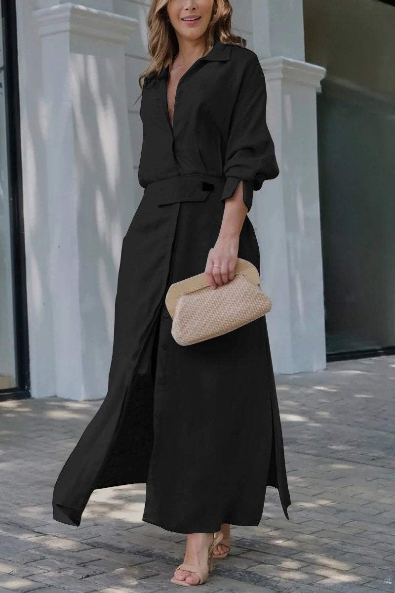 Lydia | Maxikleid mit V-Ausschnitt