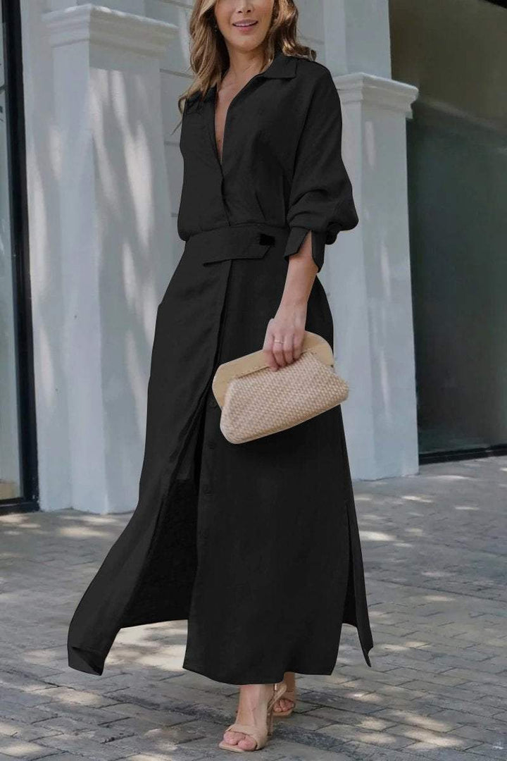 Lydia | Maxikleid mit V-Ausschnitt