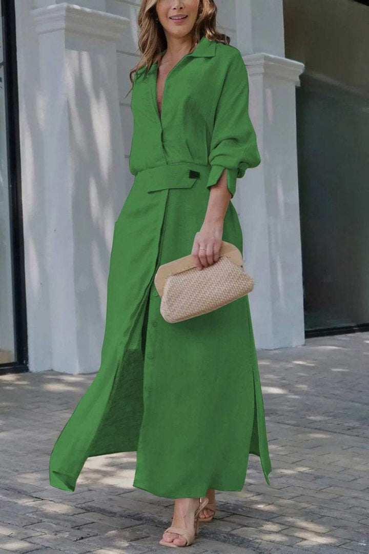 Lydia | Maxikleid mit V-Ausschnitt
