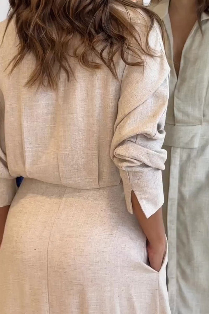 Lydia | Maxikleid mit V-Ausschnitt