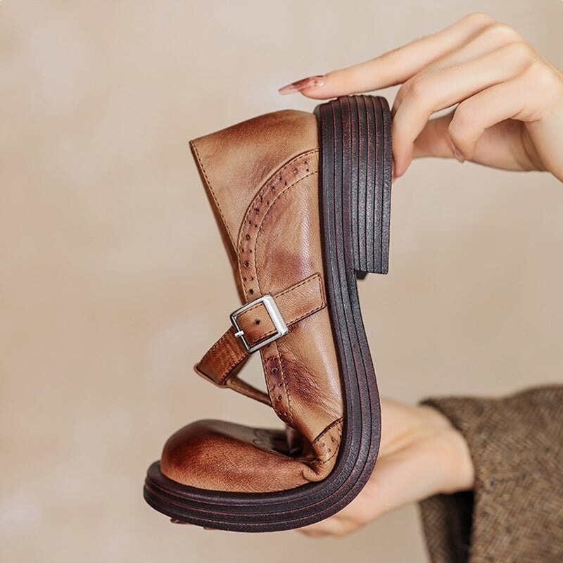 Benigna | ELEGANTE MARY JANES AUS LEDER