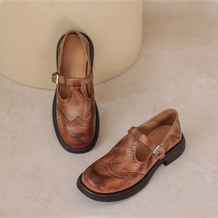 Benigna | ELEGANTE MARY JANES AUS LEDER