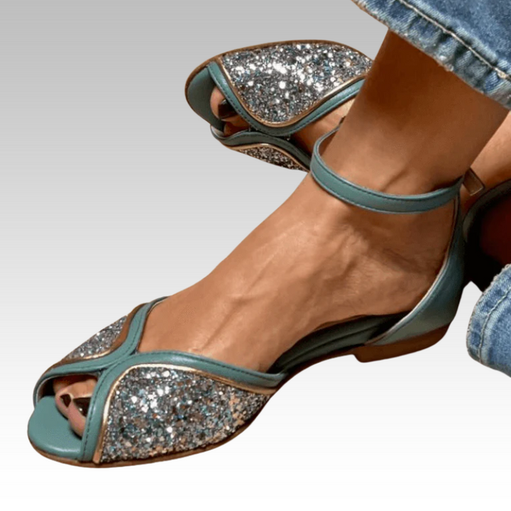 Kristina | Sandale Glitter Bas