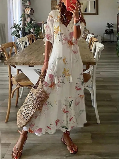 Heidrun | Vintage Sommerkleid, Eleganz und Komfort