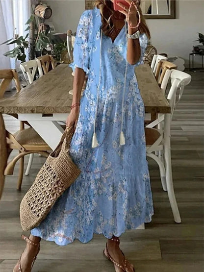 Heidrun | Vintage Sommerkleid, Eleganz und Komfort